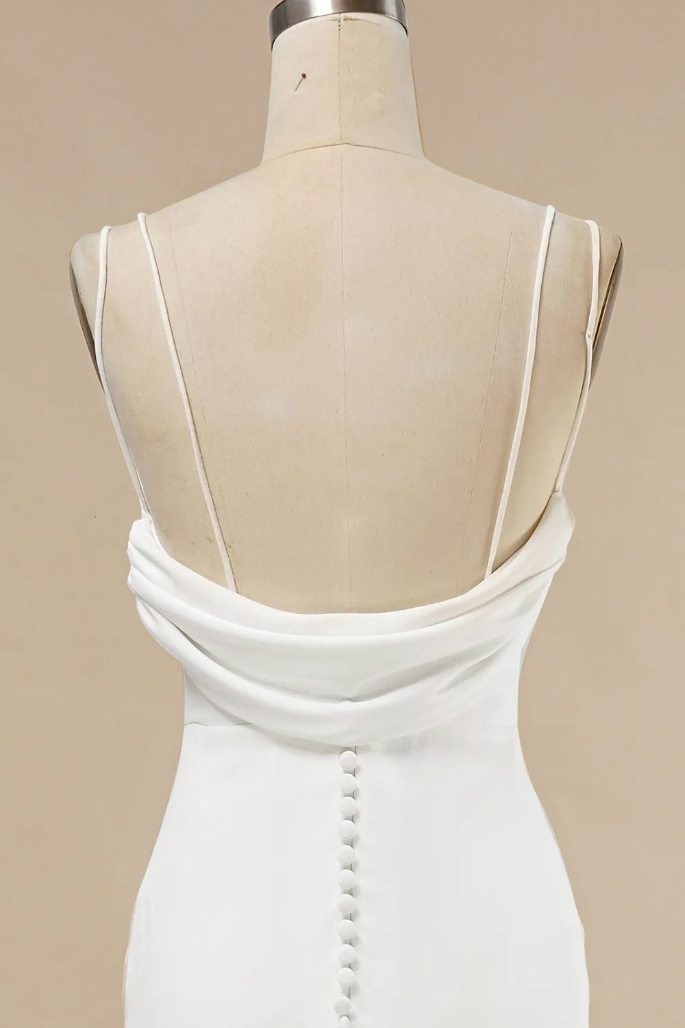 Abito da sposa Mermaid Boho con volant