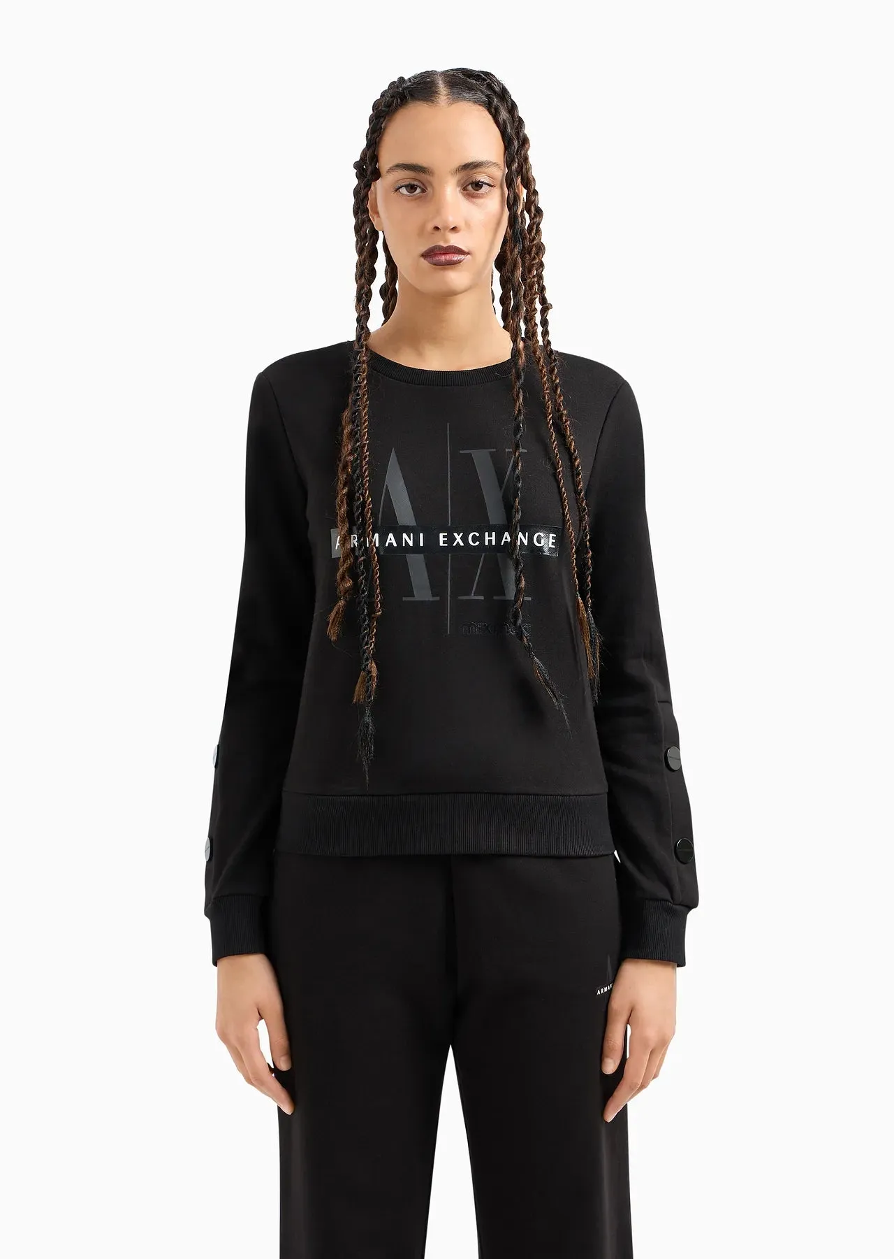 Armani Exchange donna felpa 3DYM82 YJFMZ 1200