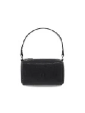 Borsa a mano Rebelle ALICIA MINI BAGUETTE CELEBRITY STRASS in crystal nero