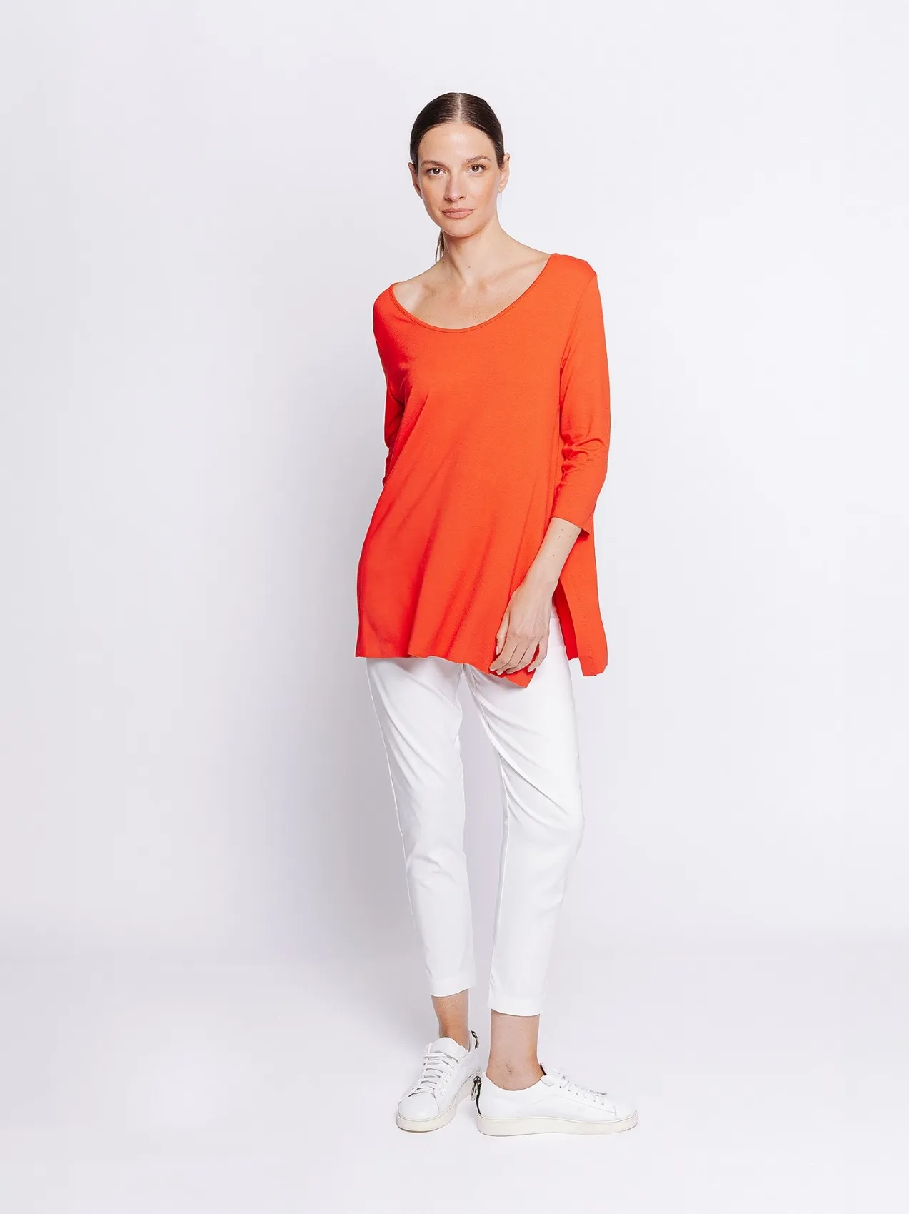 Boxy t-shirt lunga #Essential