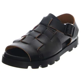 Camper Merco Negro / BrutusSand Negro - Sandali Donna Neri    