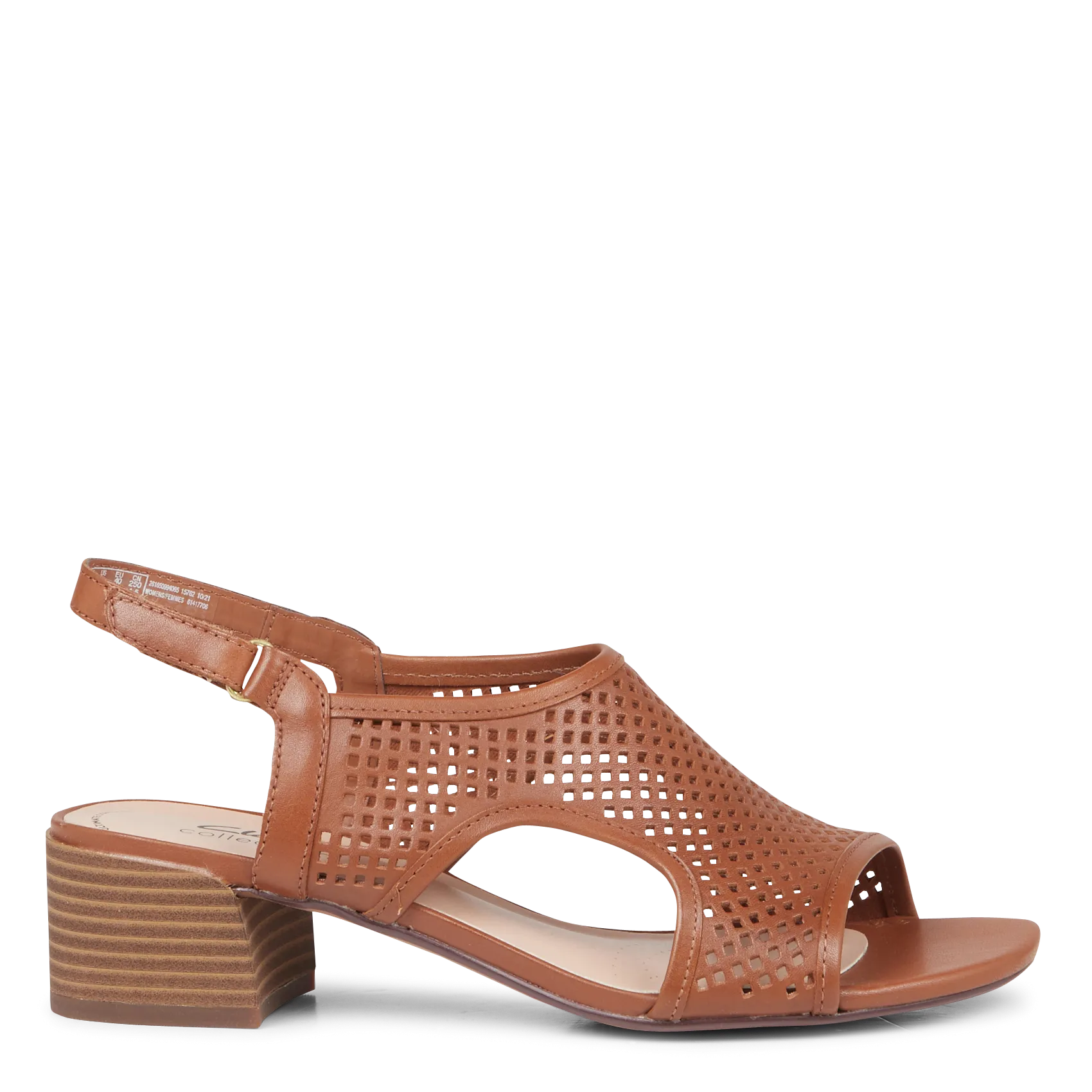  CLARKS   CAROLEIGH STAR - Sandali alti in pelle con tacco | Marrone