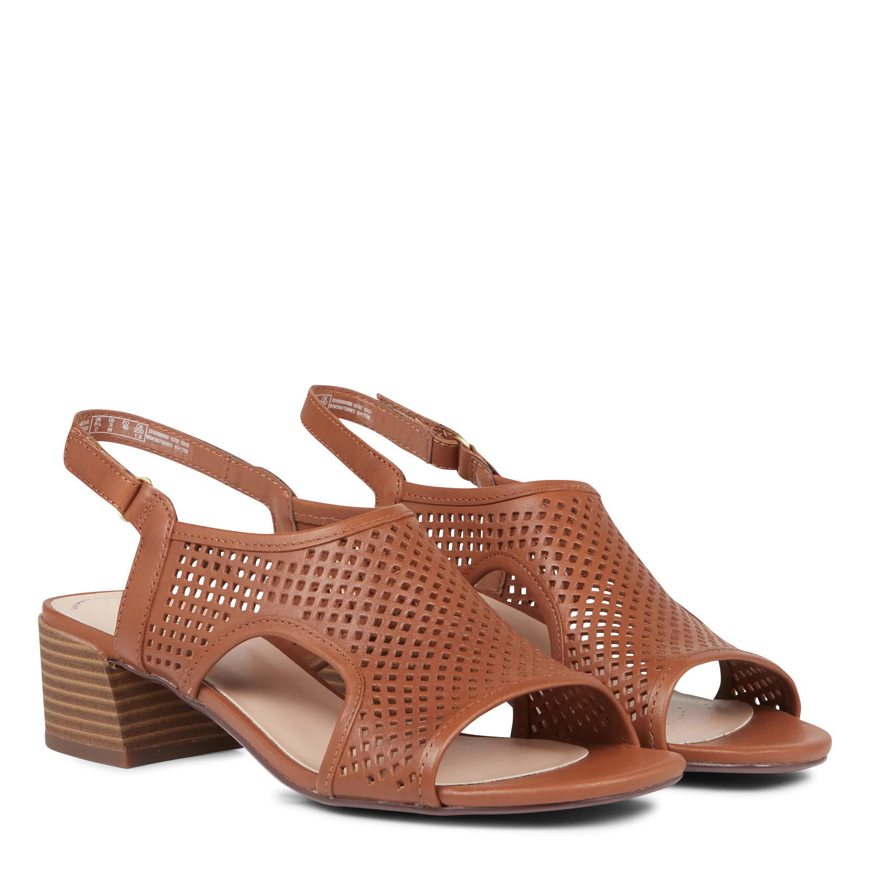  CLARKS   CAROLEIGH STAR - Sandali alti in pelle con tacco | Marrone