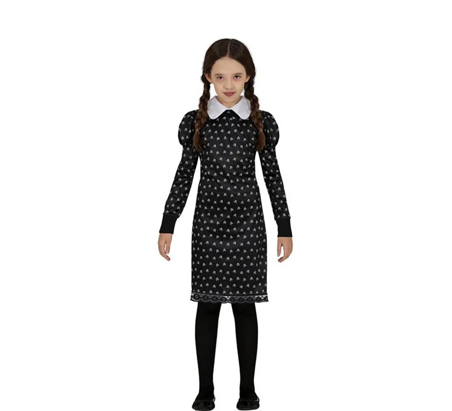 Costume Sinister Girl a pois per bambina