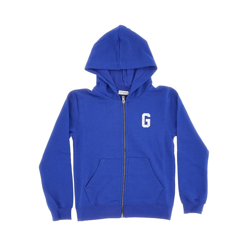 Felpa full-zip con stampa logo