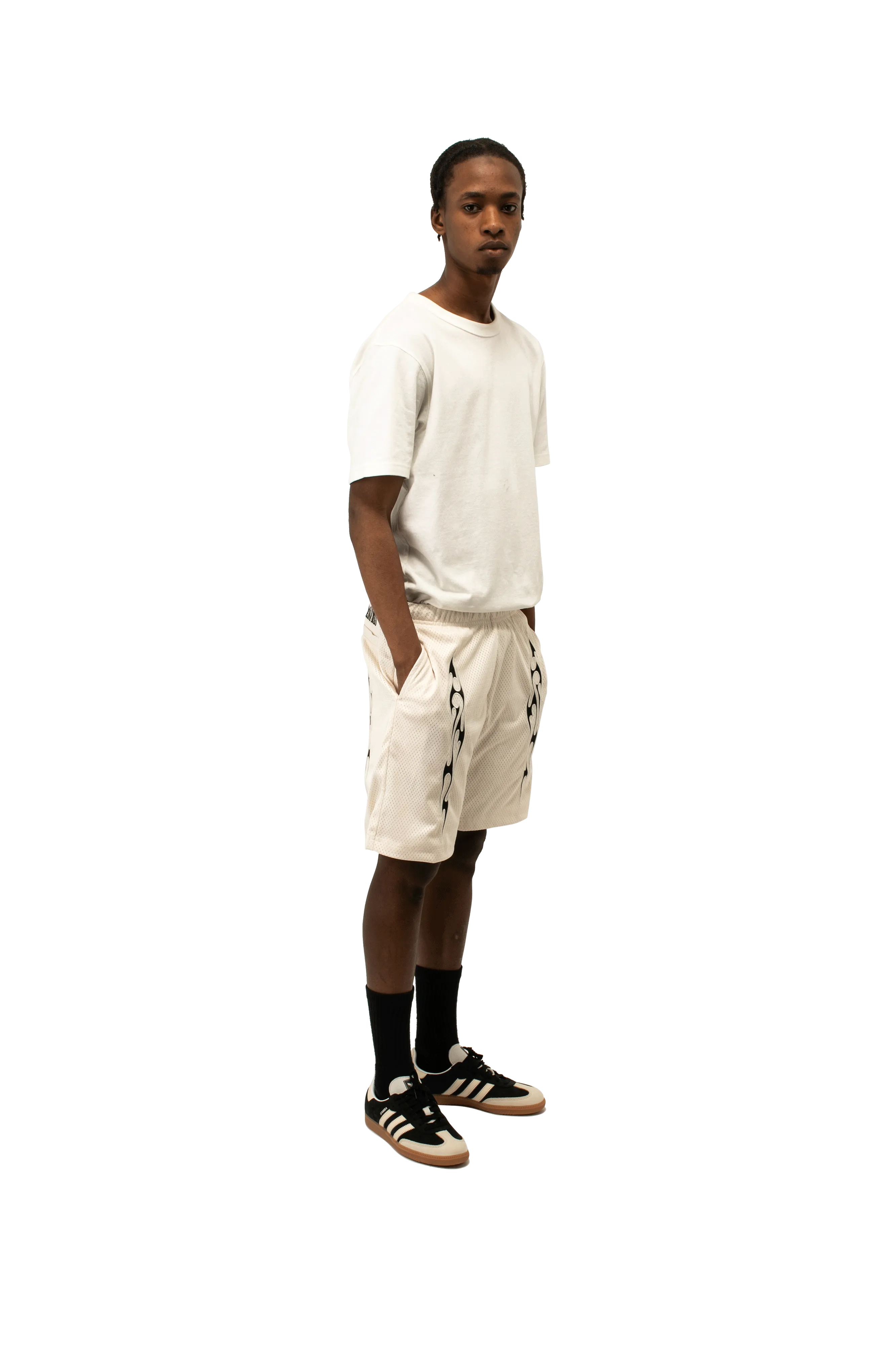Flame Mesh Shorts