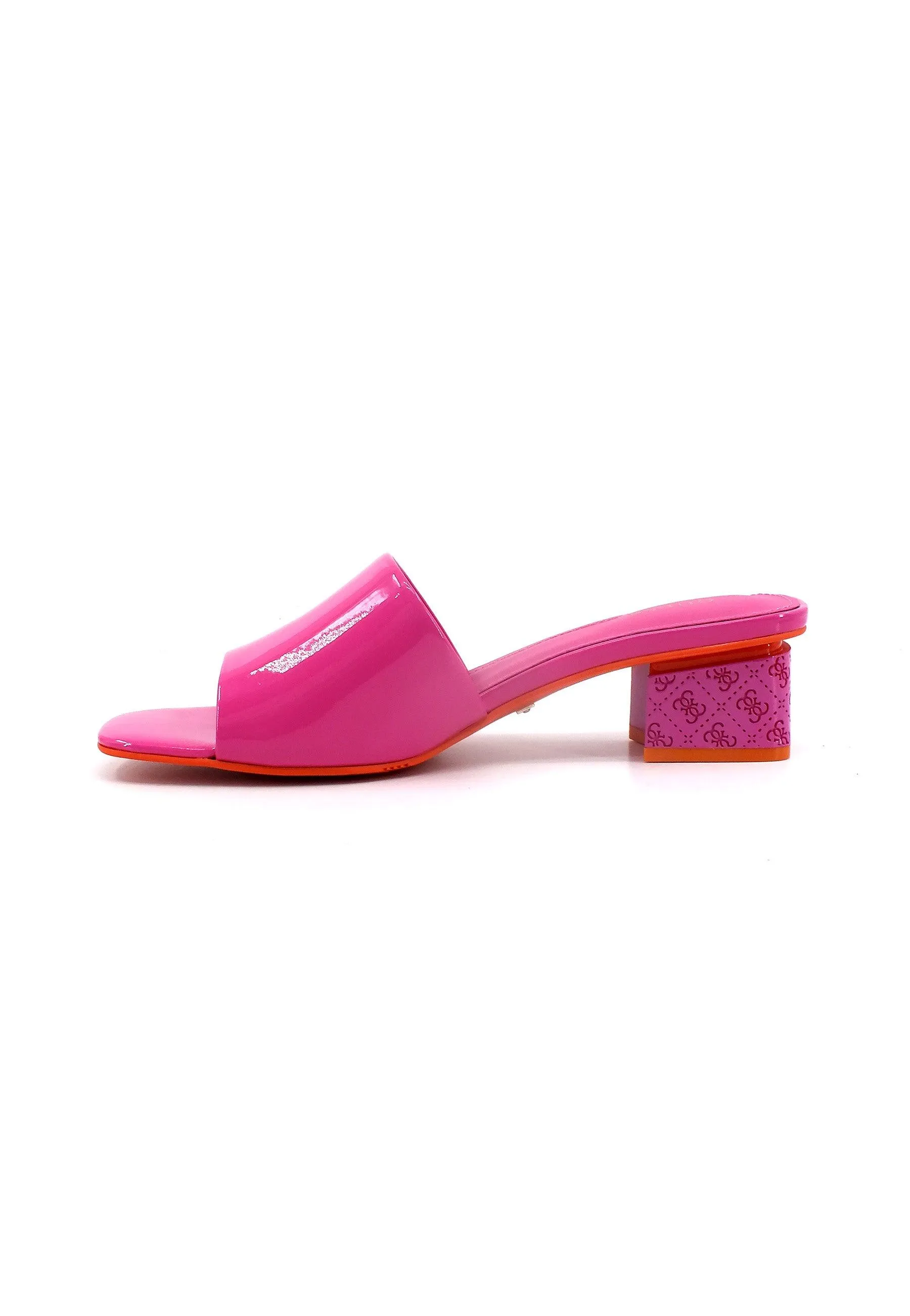 GUESS Ciabatta Tacco Donna Fuxia FL6Y2RPAF03