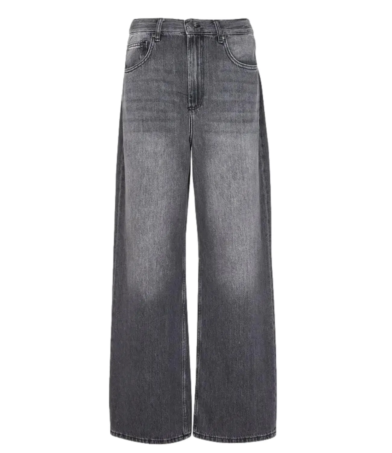 Liu Jo baggy wide leg grigio donna