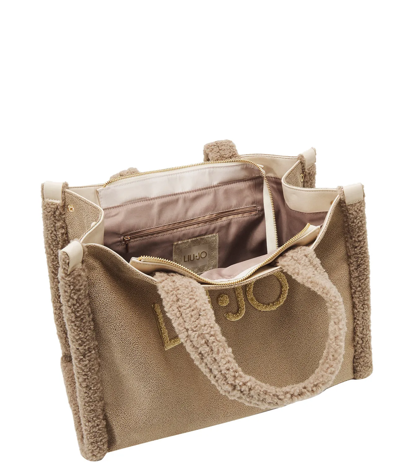 Liu Jo Borsa a Mano Tote L Donna Mod. 2F4067E0021 00070 Cammello