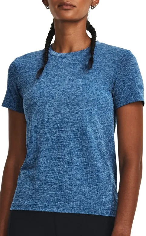 Magliette Under Armour UA Seamless Stride SS-BLU