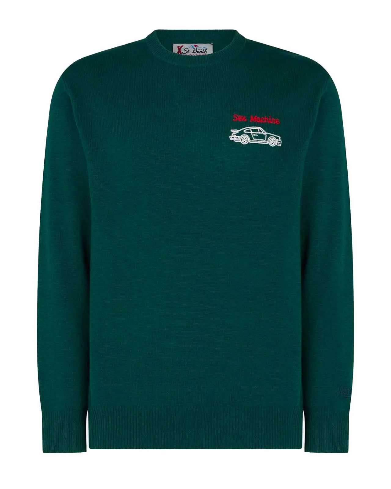 Maglione SexMachine cashmere verde