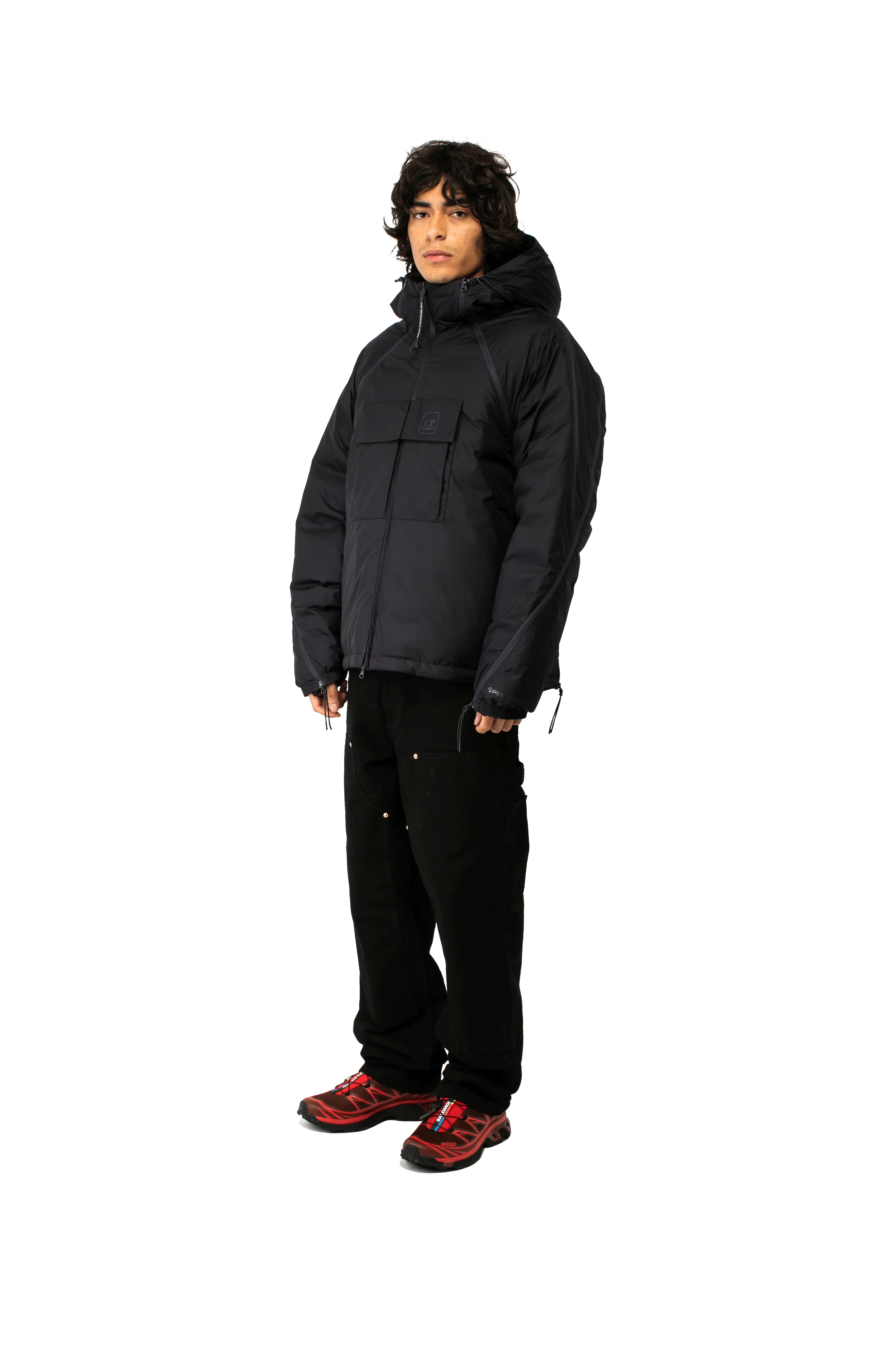 Metropolis Series Pertex Hooded Bloom Down Jacket