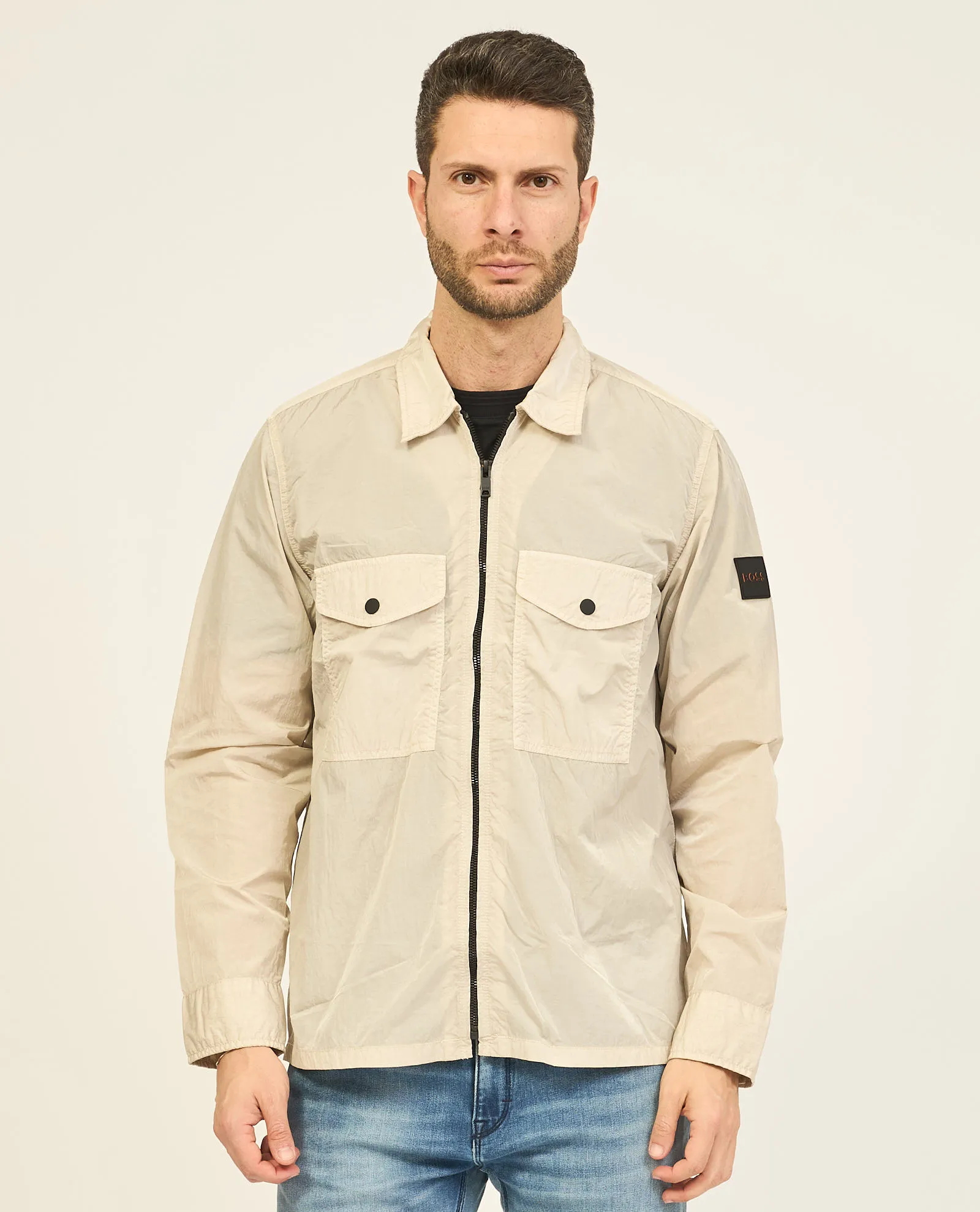 OutletBOSS      Giacca leggera uomo di Boss con tasconi frontali