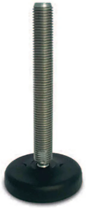 Piedino regolabile RS PRO in Acciaio inossidabile, M10 x 100mm, 1000kg