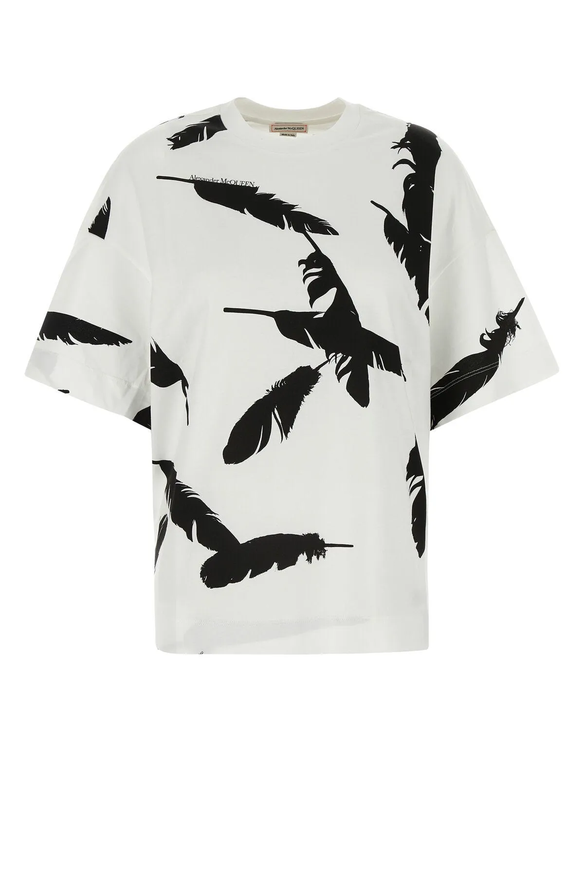 Printed cotton oversize t-shirt    