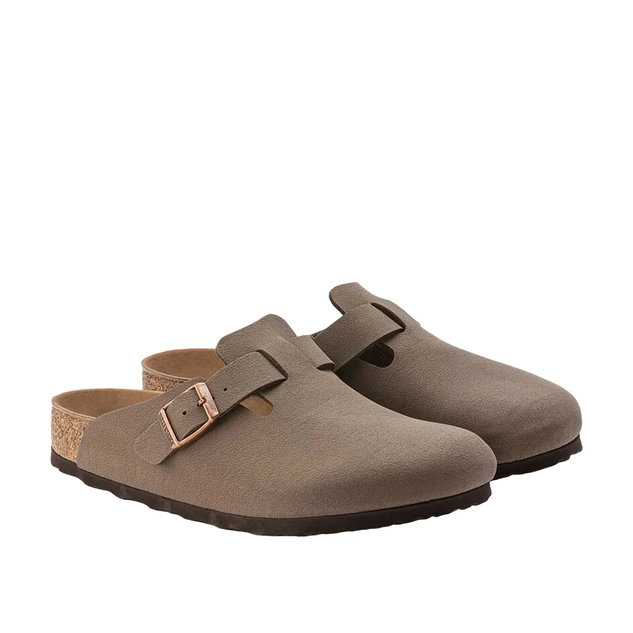 Sandali Birkenstock Boston Birko-Flor Marrone