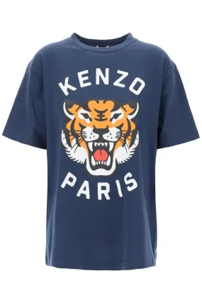 T Shirt Girocollo Lucky Tiger