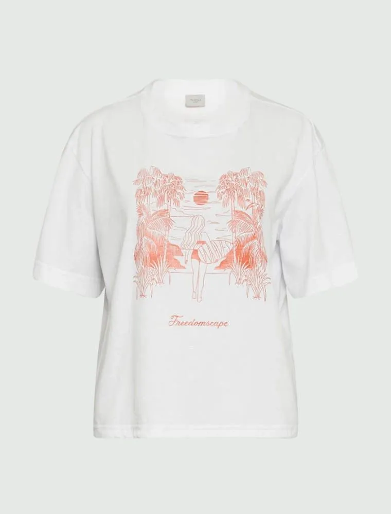 T-shirt Manica Corta Marella - Bianco Ottico