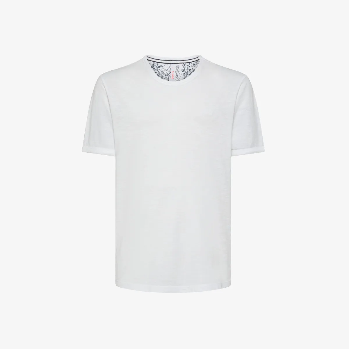 T-SHIRT ROUND BOTTOM S/S BIANCO PANNA