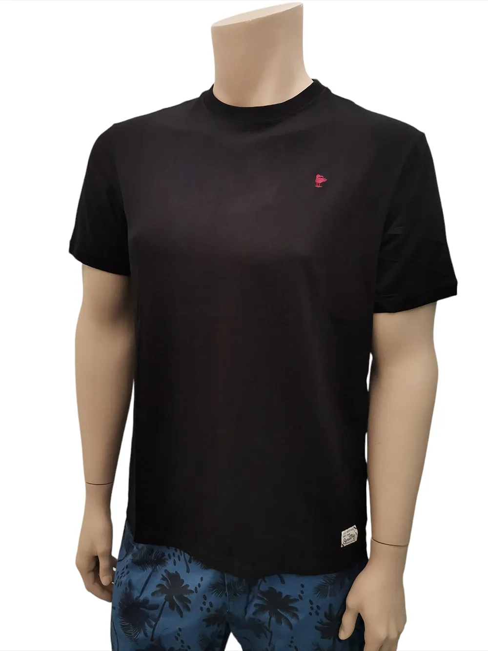 T-shirt Smithy'S basic con logo piccolo nero Art:101