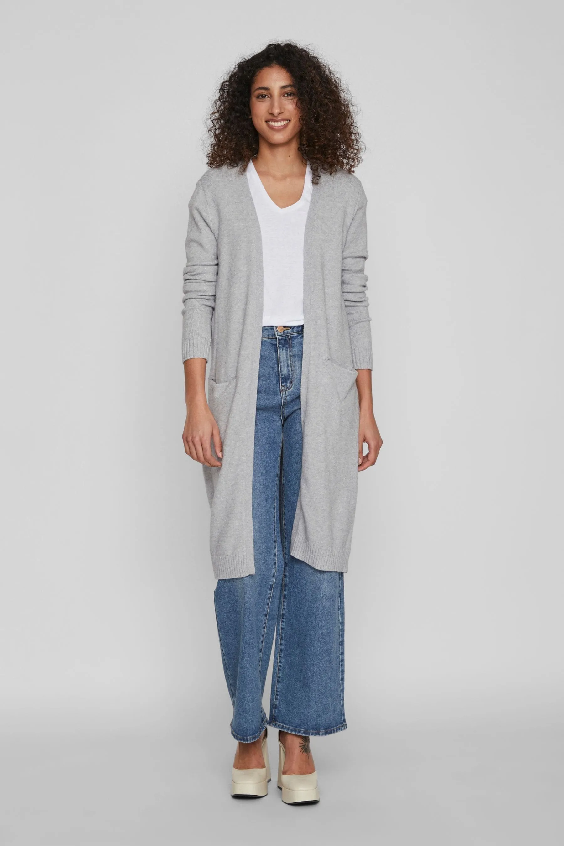 VILA - Cardigan lungo leggero